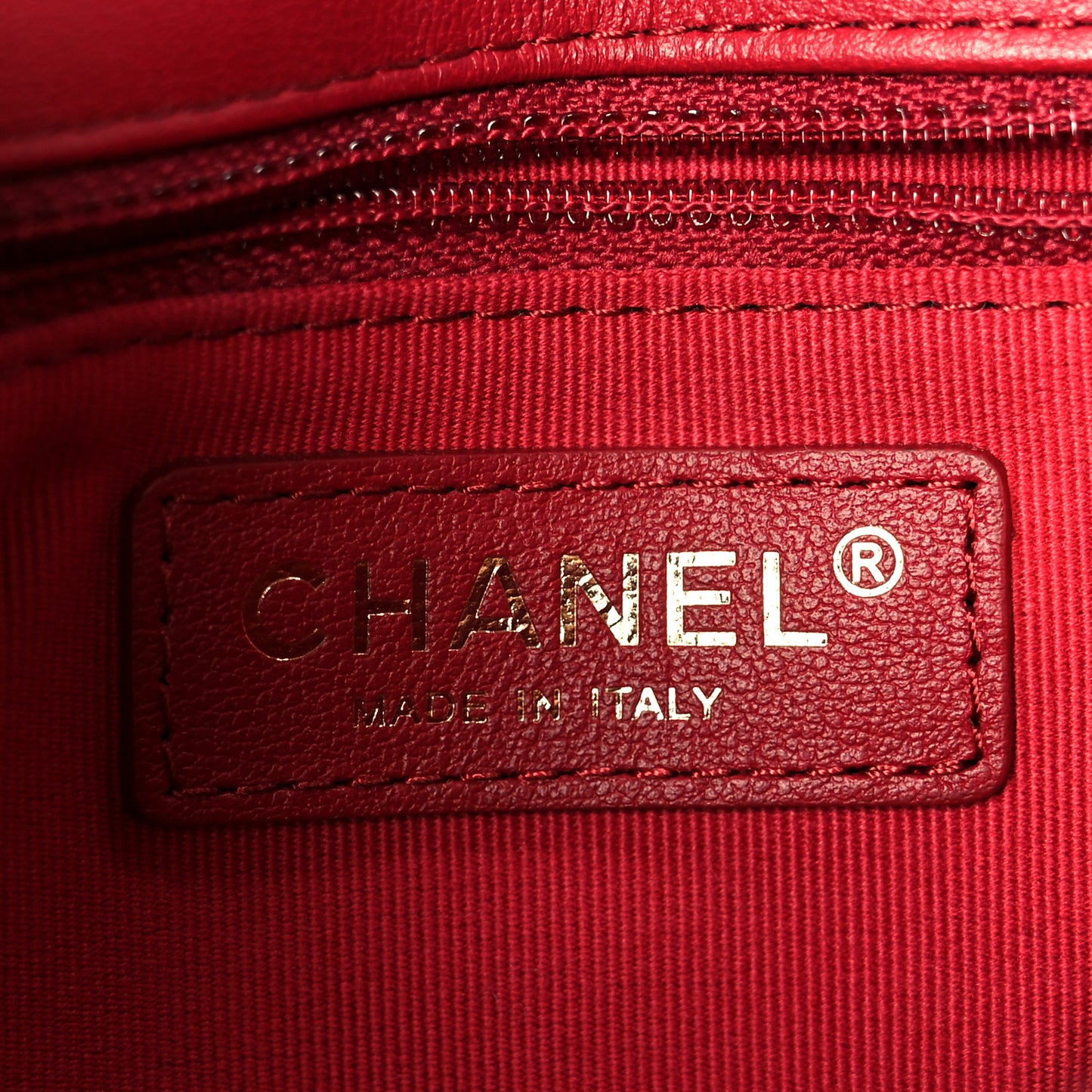 Patent Quilted Shiny Coco Small Flap Hobo Red