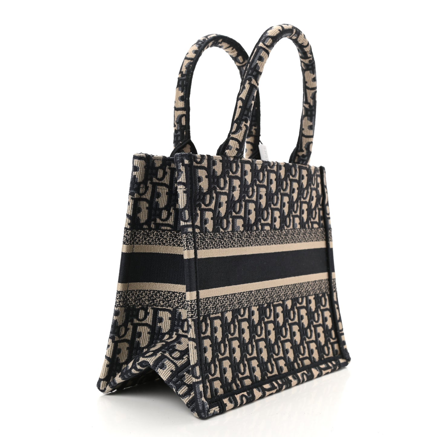 Oblique Small Book Tote Blue Multicolor