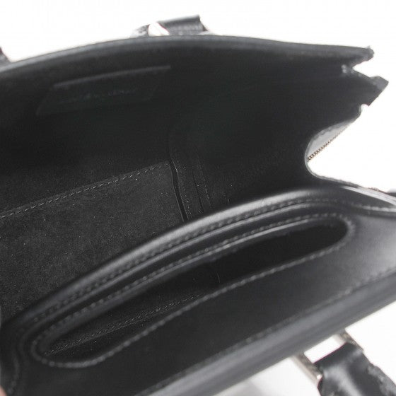 Calfskin Studded Mini Heroine Shoulder Bag Black