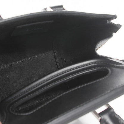 Alexander McQueen Calfskin Studded Mini Heroine Shoulder Bag Black 5 of 16