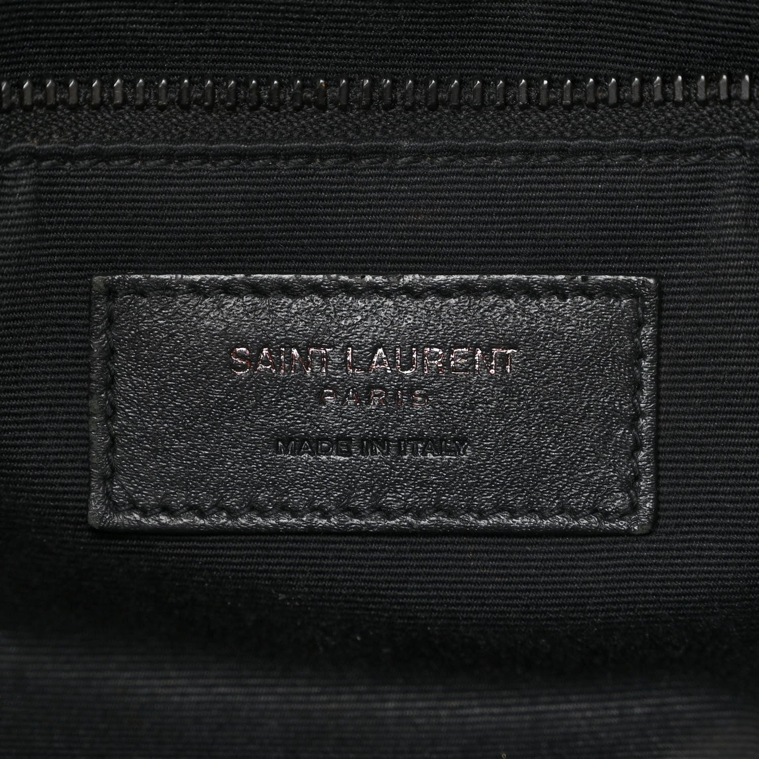 Saint Laurent Crinkled Calfskin Matelasse Monogram Medium Niki Chain Satchel Black 6 of 12