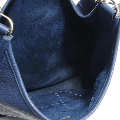 Hermes Taurillon Clemence Evelyne PM III Bleu Abysse 8 of 8