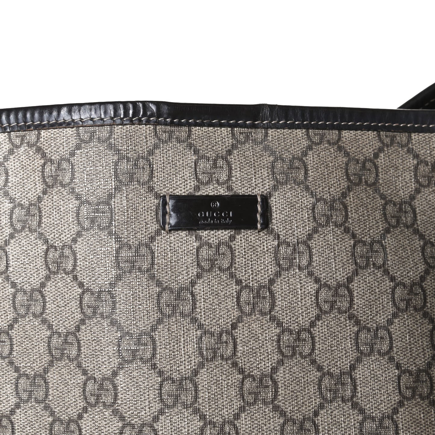 GG Plus Monogram Medium Joy Tote Dark Brown