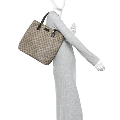 Gucci GG Plus Monogram Small Vertical Tote Dark Brown 2 of 14