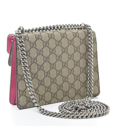 Gucci GG Supreme Monogram Mini Dionysus Shoulder Bag Pink 3 of 14