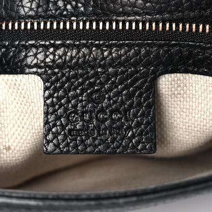 Gucci Pebbled Calfskin Medium Soho Flap Crossbody Black 6 of 13