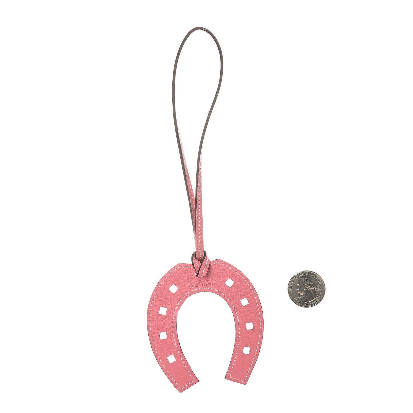 Swift Paddock Horseshoe Bag Charm Rose Ete