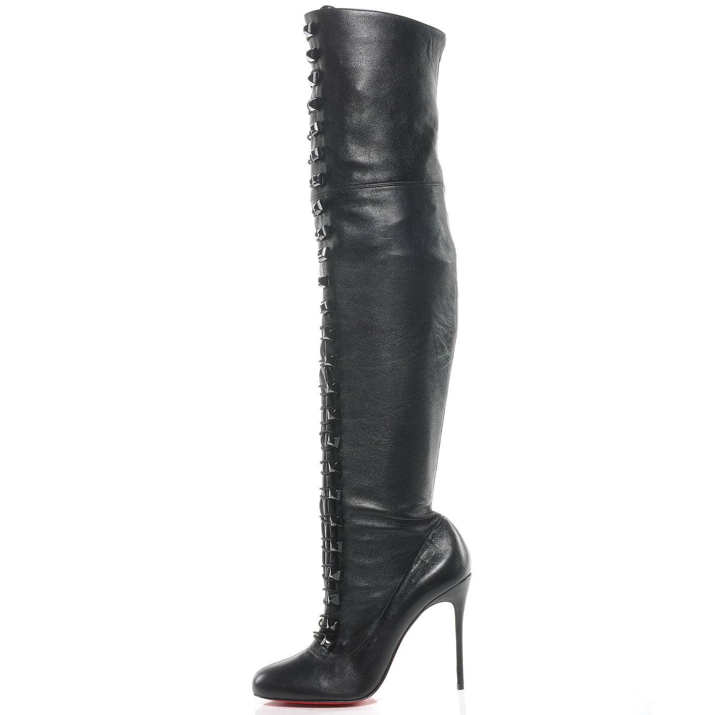 Nappa Ronfifi 100 Pyramid Over The Knee Boots 41 Black