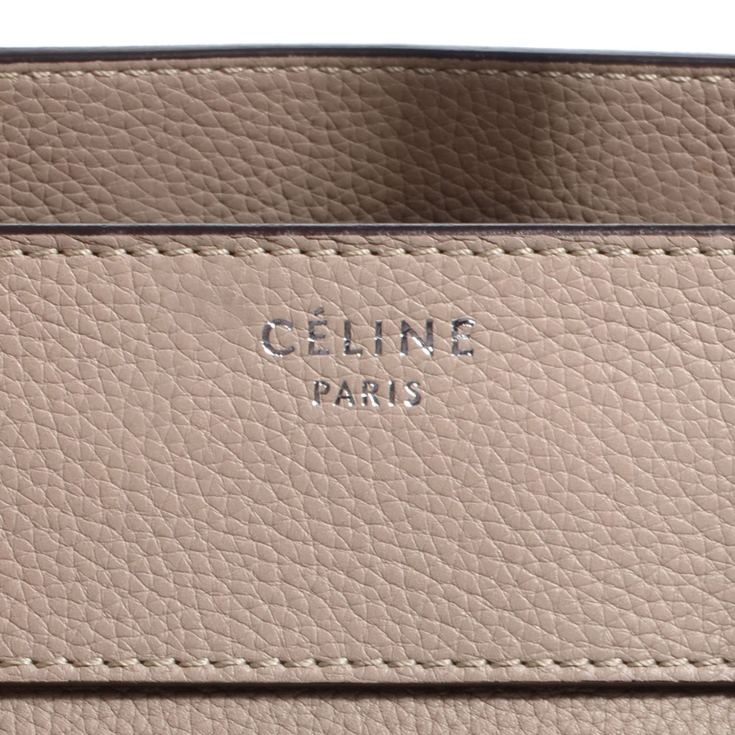 Drummed Calfskin Mini Luggage Dune