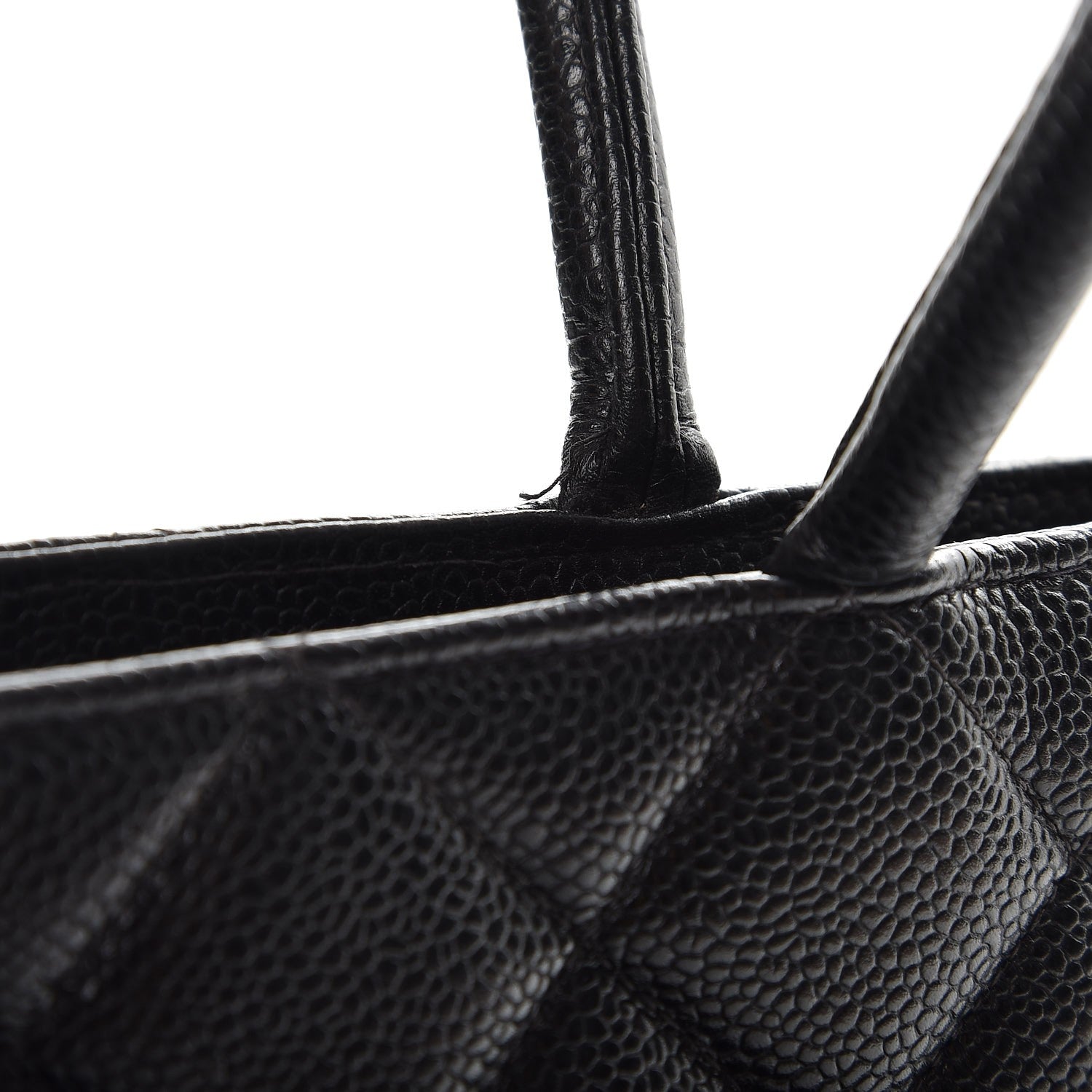 Chanel Caviar Quilted Medallion Tote Black 10 of 16