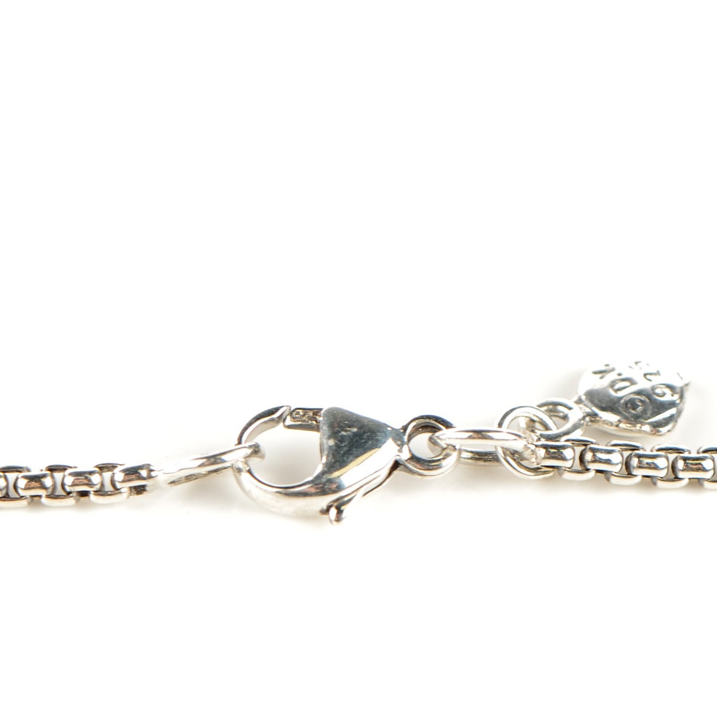 Sterling Silver Blue Topaz 14mm Infinity Pendant Necklace