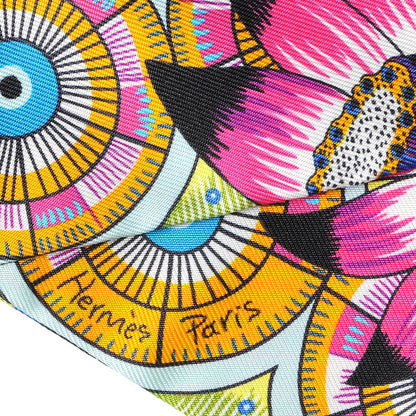 Hermes Silk The Savana Dance Twilly Black Vert Multicolor 3 of 5