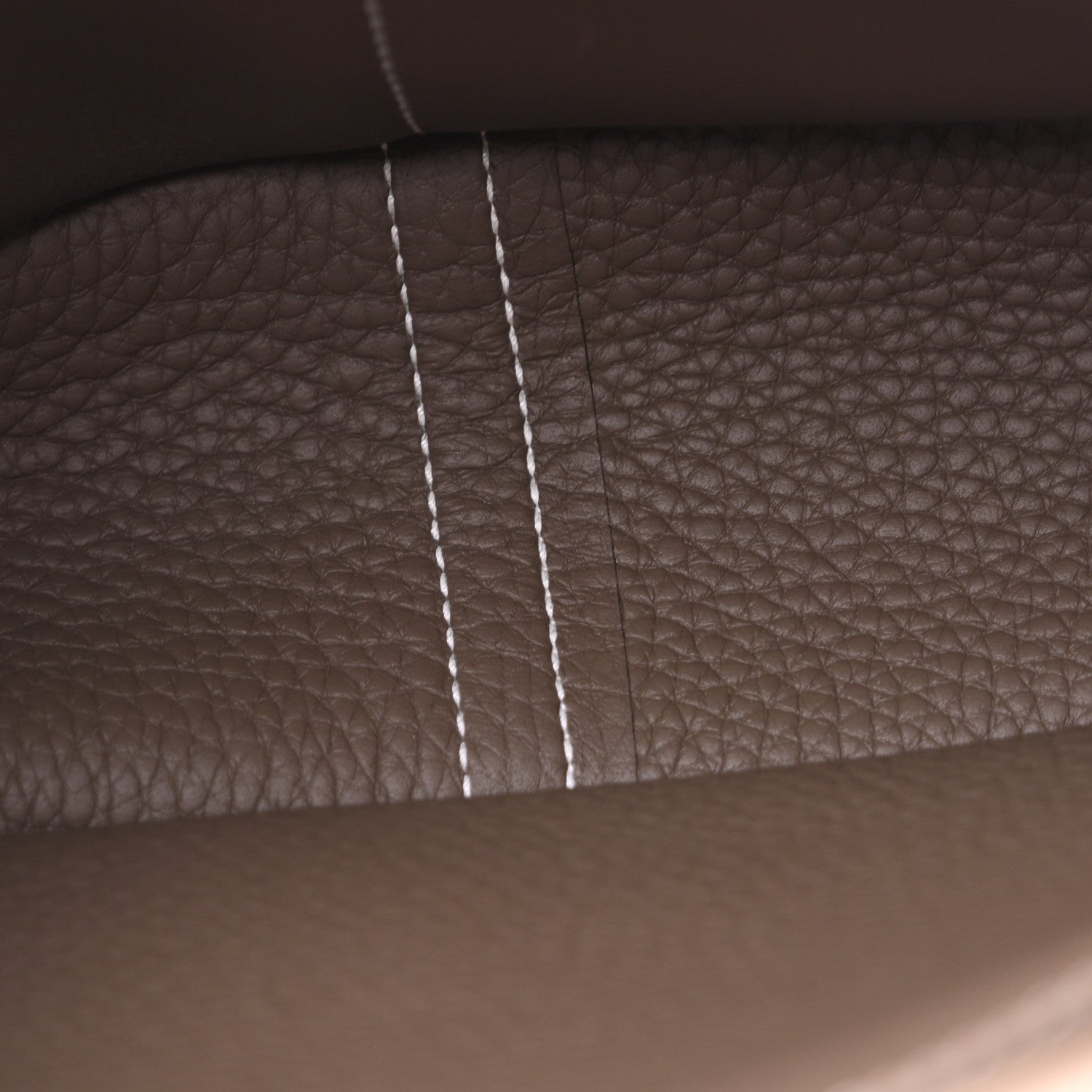 Hermes Taurillon Clemence Halzan 25  Etoupe 5 of 10