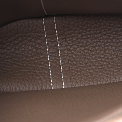 Hermes Taurillon Clemence Halzan 25  Etoupe 5 of 10