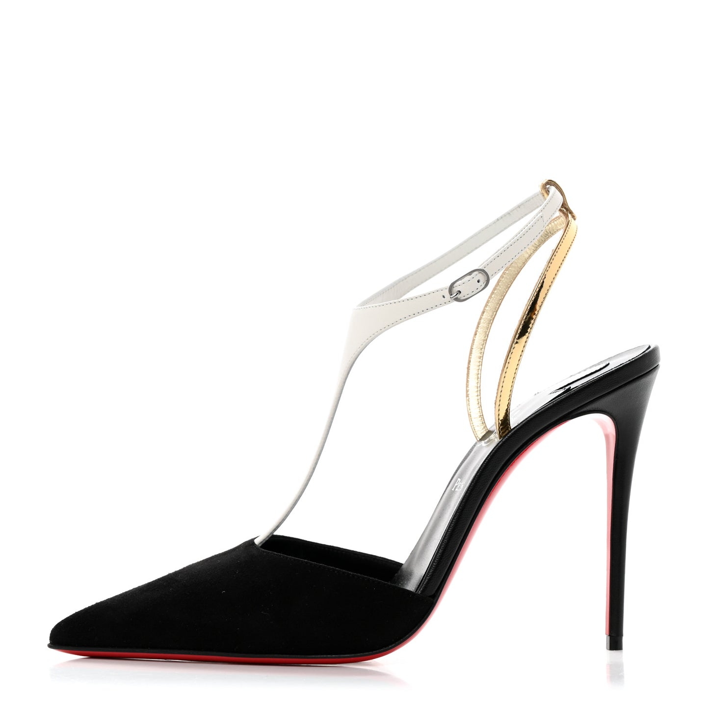Suede Nappa Athina 100 Slingback Pump 39 Black Multicolor