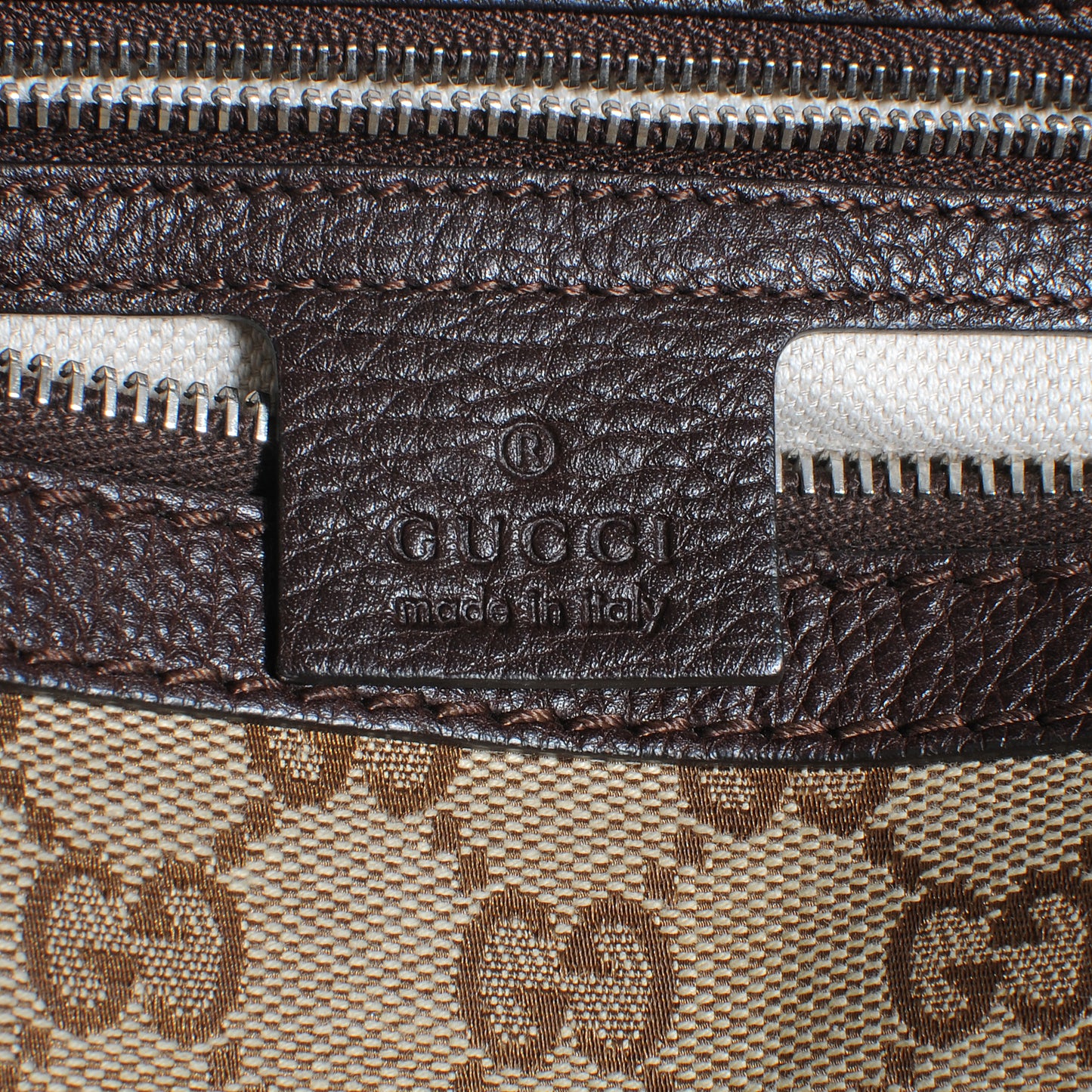 Monogram Techno Tag Medium Boston Ebony