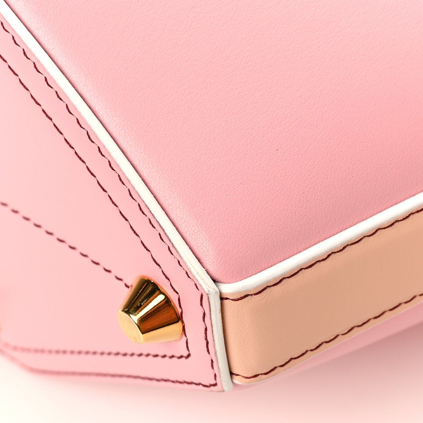 Calfskin Small Bucket Bag Pink