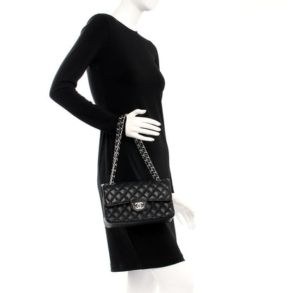 Chanel Caviar Quilted Small Double Flap Black 2 of 10