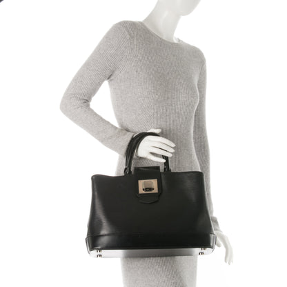 Louis Vuitton Epi Mirabeau GM Black 3 of 9
