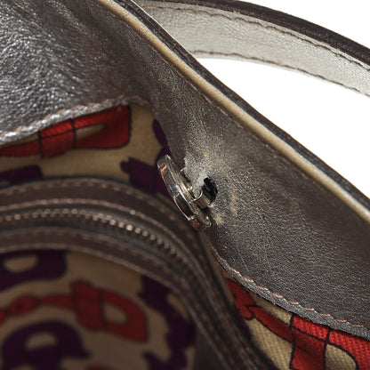 Gucci Guccissima Medium Britt Tote Silver 7 of 17