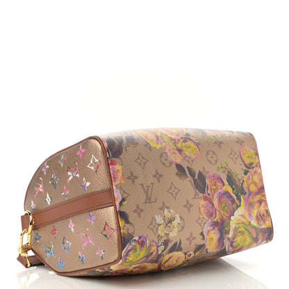 Louis Vuitton Metallic Monogram LV Garden Speedy Bandouliere 25 Gold 4 of 10