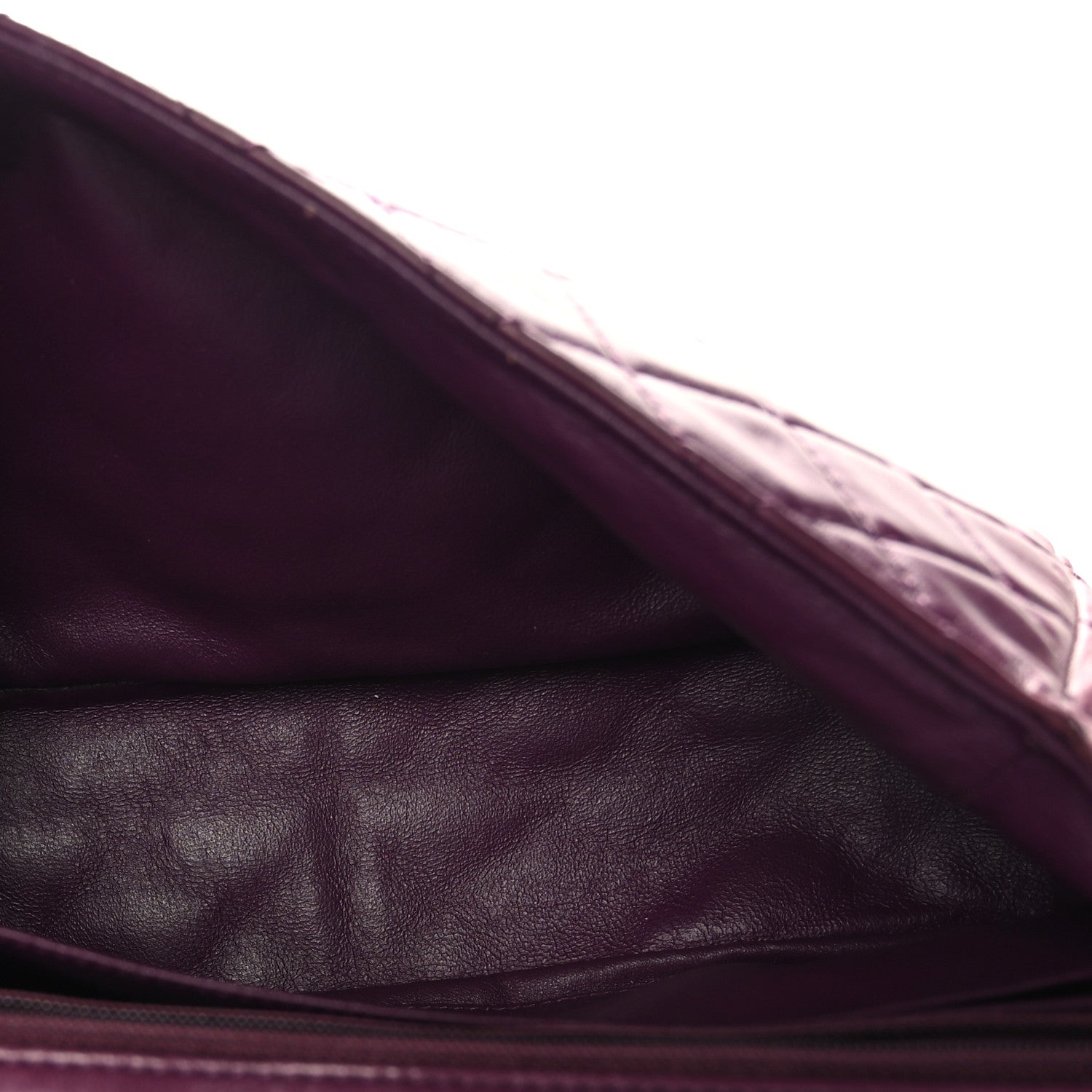 Chanel Lambskin Quilted Jumbo Single Flap Purple 5 of 9