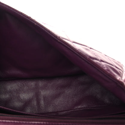 Chanel Lambskin Quilted Jumbo Single Flap Purple 5 of 9