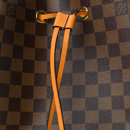 Louis Vuitton Damier Ebene Neonoe MM Safran 8 of 8