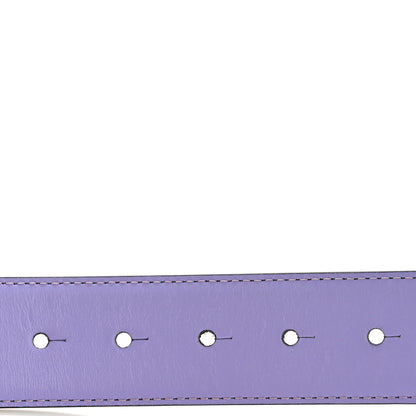 Versace Calfskin Tonal 3cm La Medusa Belt 90 36 Purple 3 of 7