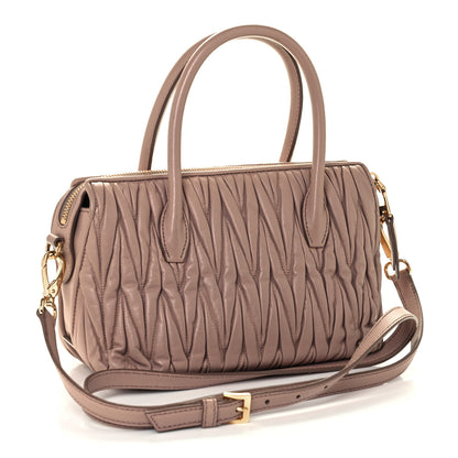 Miu Miu Nappa Matelasse Lux Mini Crossbody Tote 3 of 11