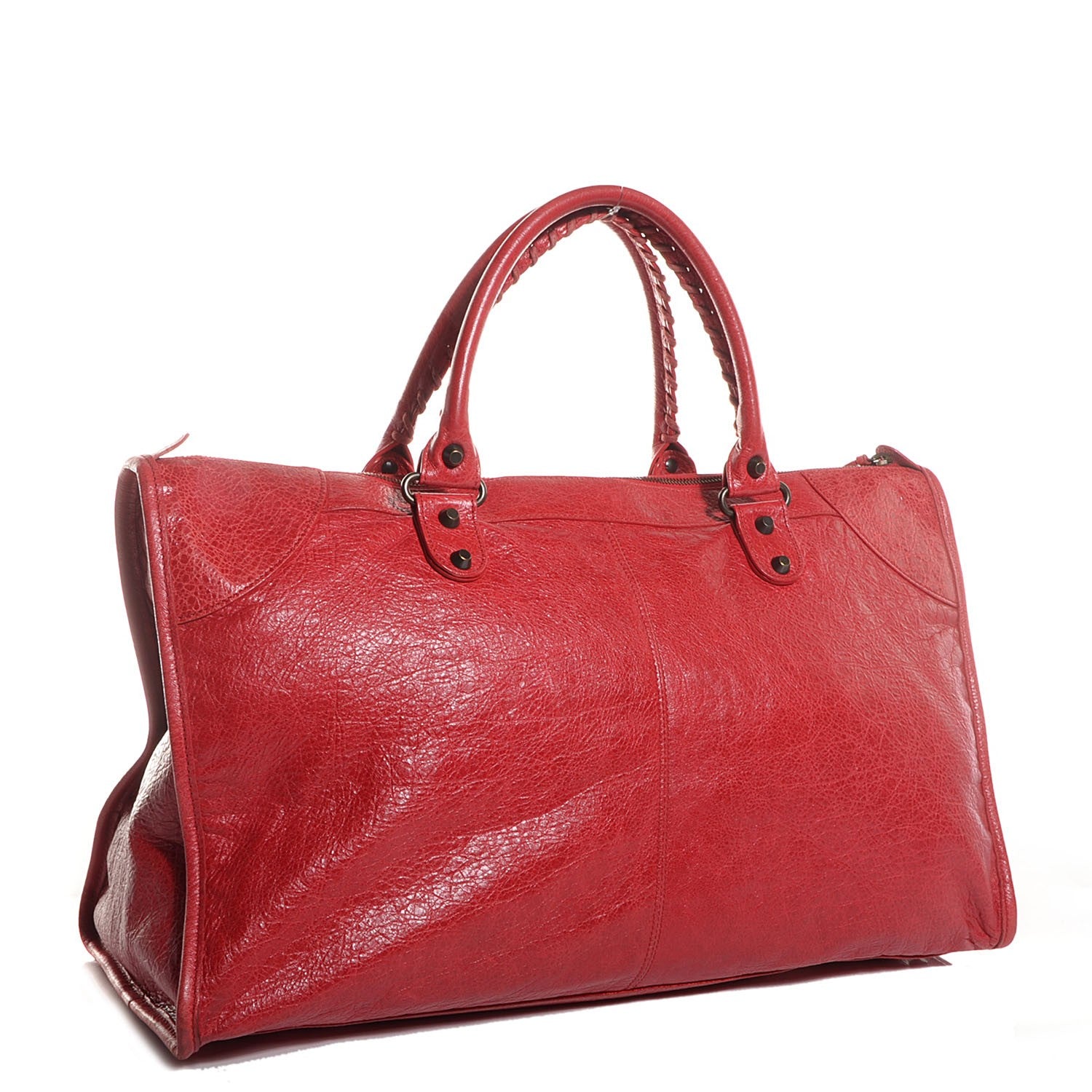 Balenciaga Agneau Classic Hardware Work Rouge Coquelicot 3 of 12