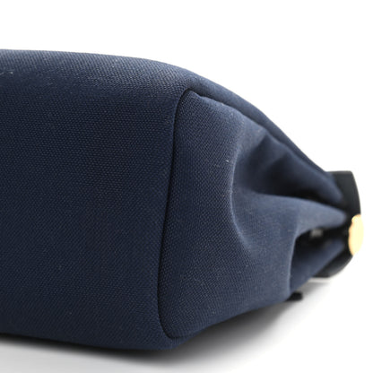 Hermes Military Toile Vache Hunter Herbag Zip PM 31 Black Bleu Indigo 11 of 13