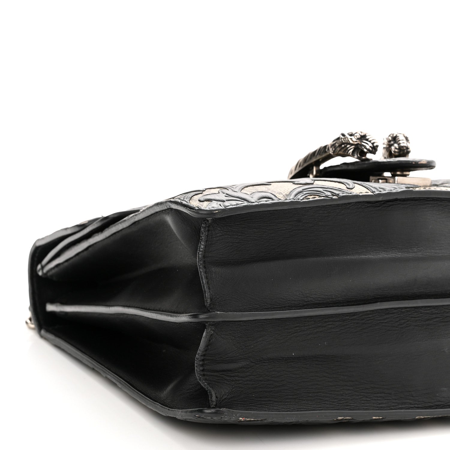 Gucci GG Supreme Monogram Arabesque Medium Dionysus Shoulder Bag Black 9 of 14