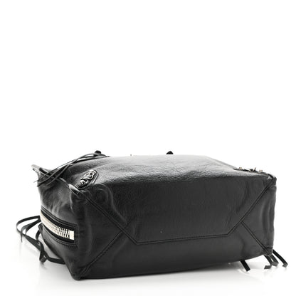 Balenciaga Veau Papier A6 Zip Around Tote Black 4 of 10