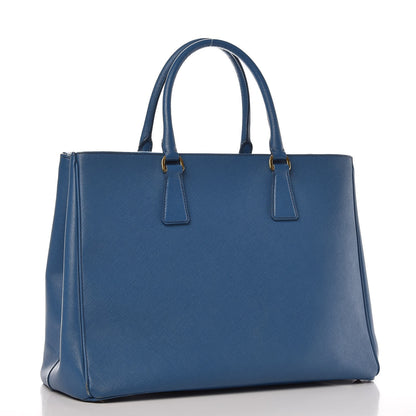 Prada Saffiano Large Galleria Double Zip Tote Cobalto 3 of 16