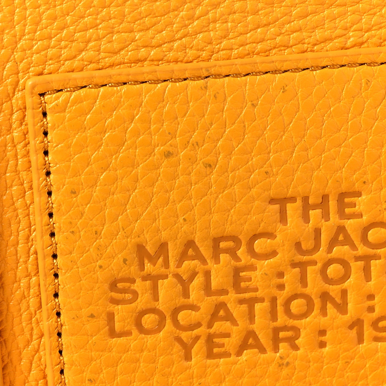 Marc Jacobs Grained Calfskin Medium The Tote Bag Artisan Gold 8 of 8
