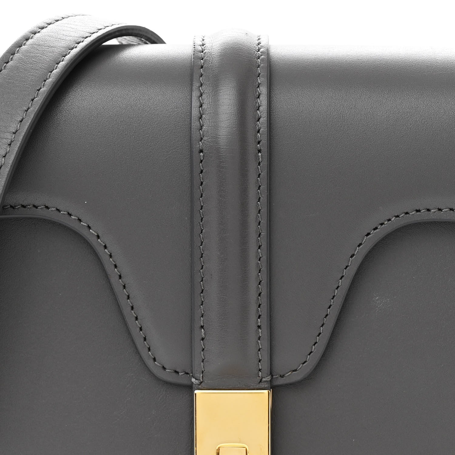 Celine Satinated Calfskin Besace Small 16 Grey 9 of 12