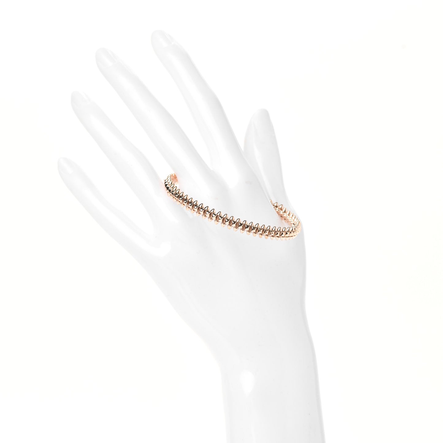 18K Pink Gold Small Clash De Cartier Bracelet 16