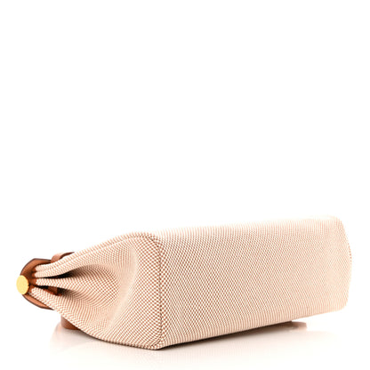 Hermes Vache Hunter Criss Viking Herbag Zip Retourne 31 PM Ecru Beige Naturel 5 of 14