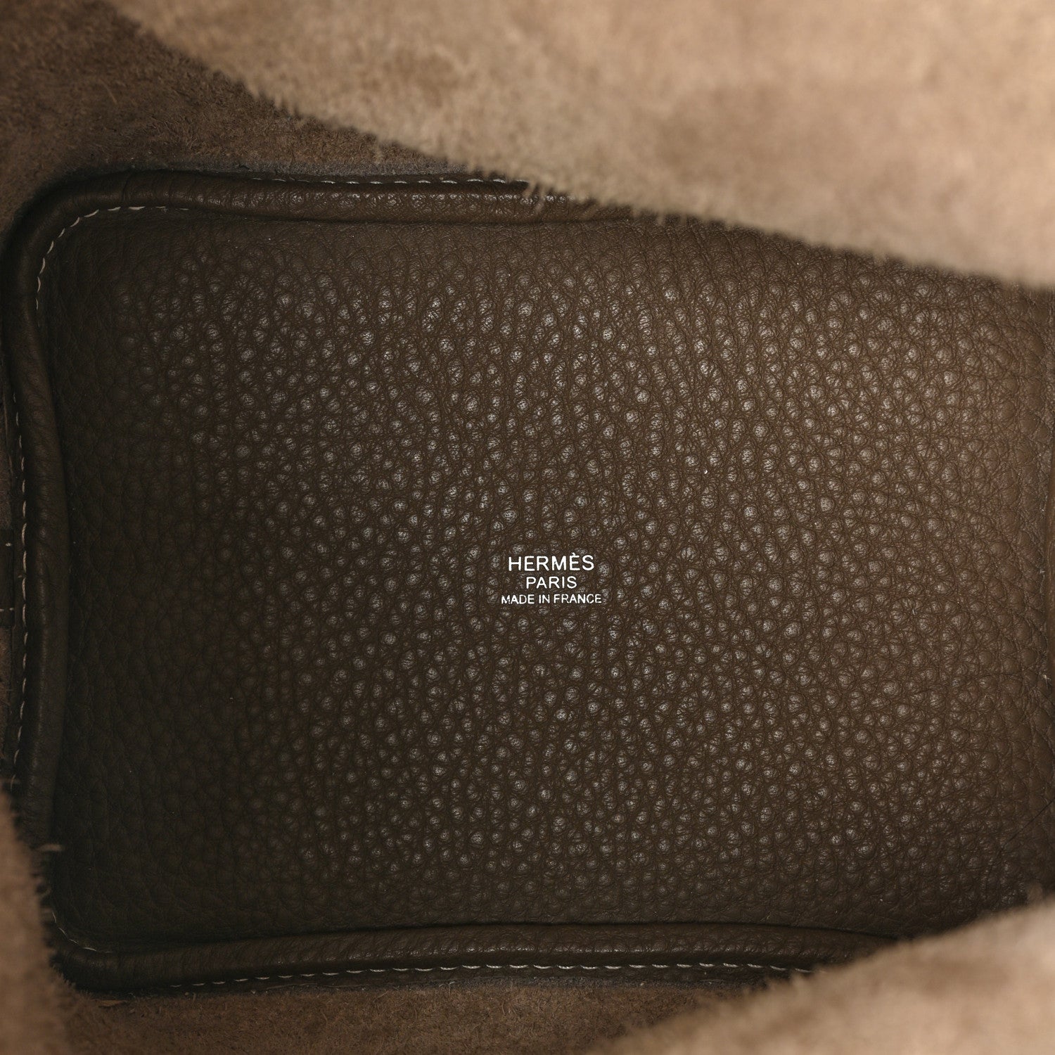 Hermes Taurillon Clemence Picotin Lock 18 PM Etoupe 5 of 14