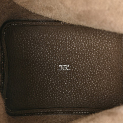 Hermes Taurillon Clemence Picotin Lock 18 PM Etoupe 5 of 14