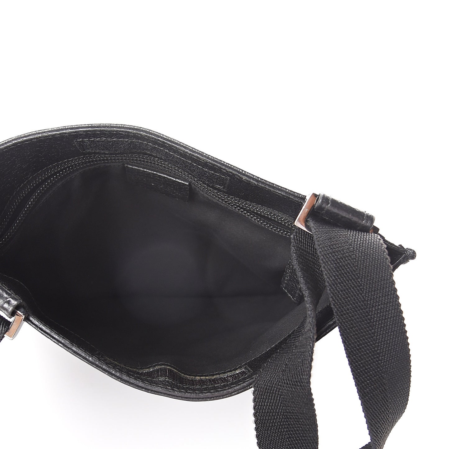 GG Monogram Messenger Crossbody Bag Black