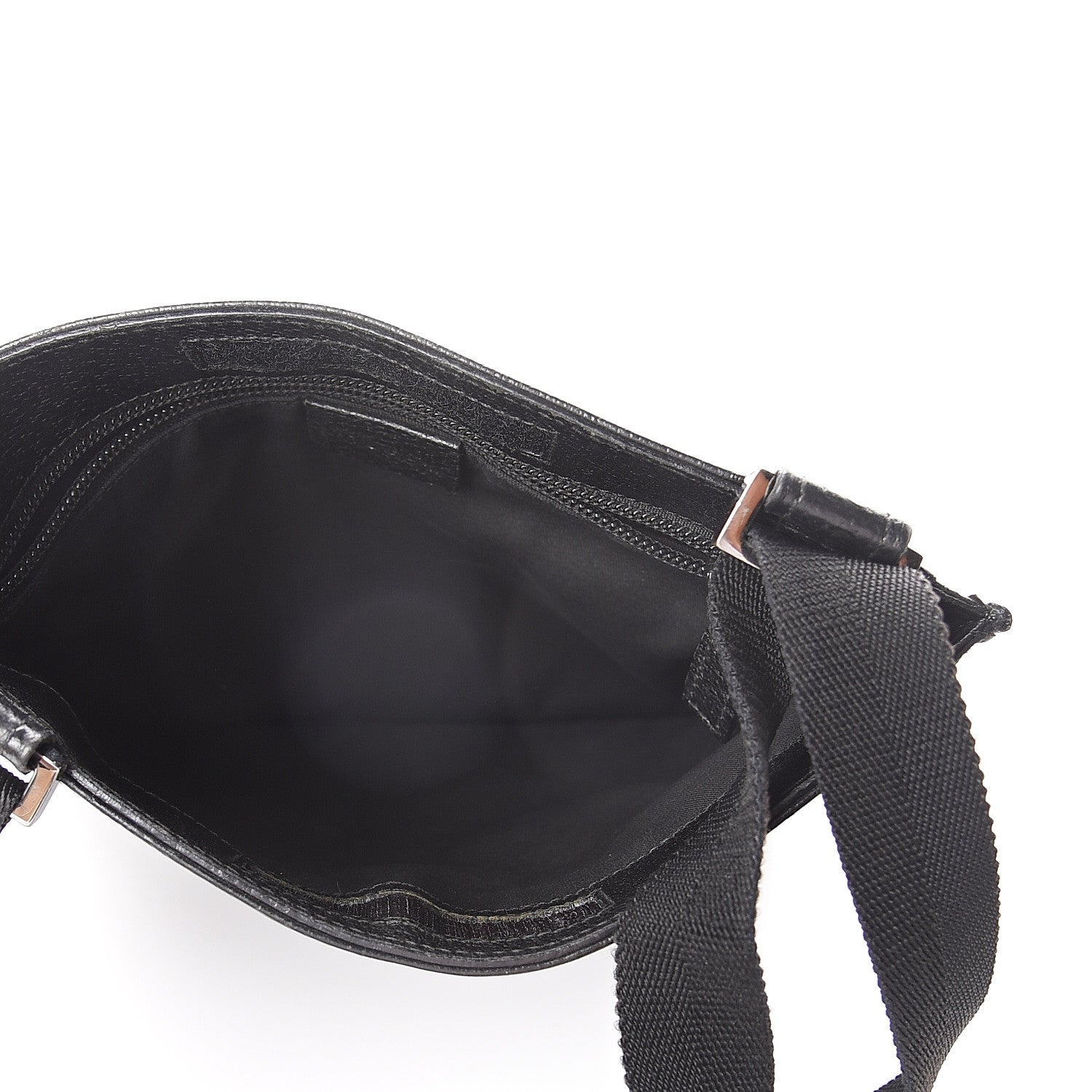 Gucci GG Monogram Messenger Crossbody Bag Black 4 of 8