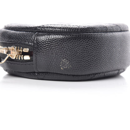 Chanel Caviar Quilted Zip Around Classic Coin Purse Black 8 of 9