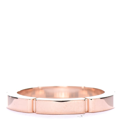Cartier 18K Pink Gold Diamond Maillon Panthere Wedding Band Ring 49 4.75 3 of 4