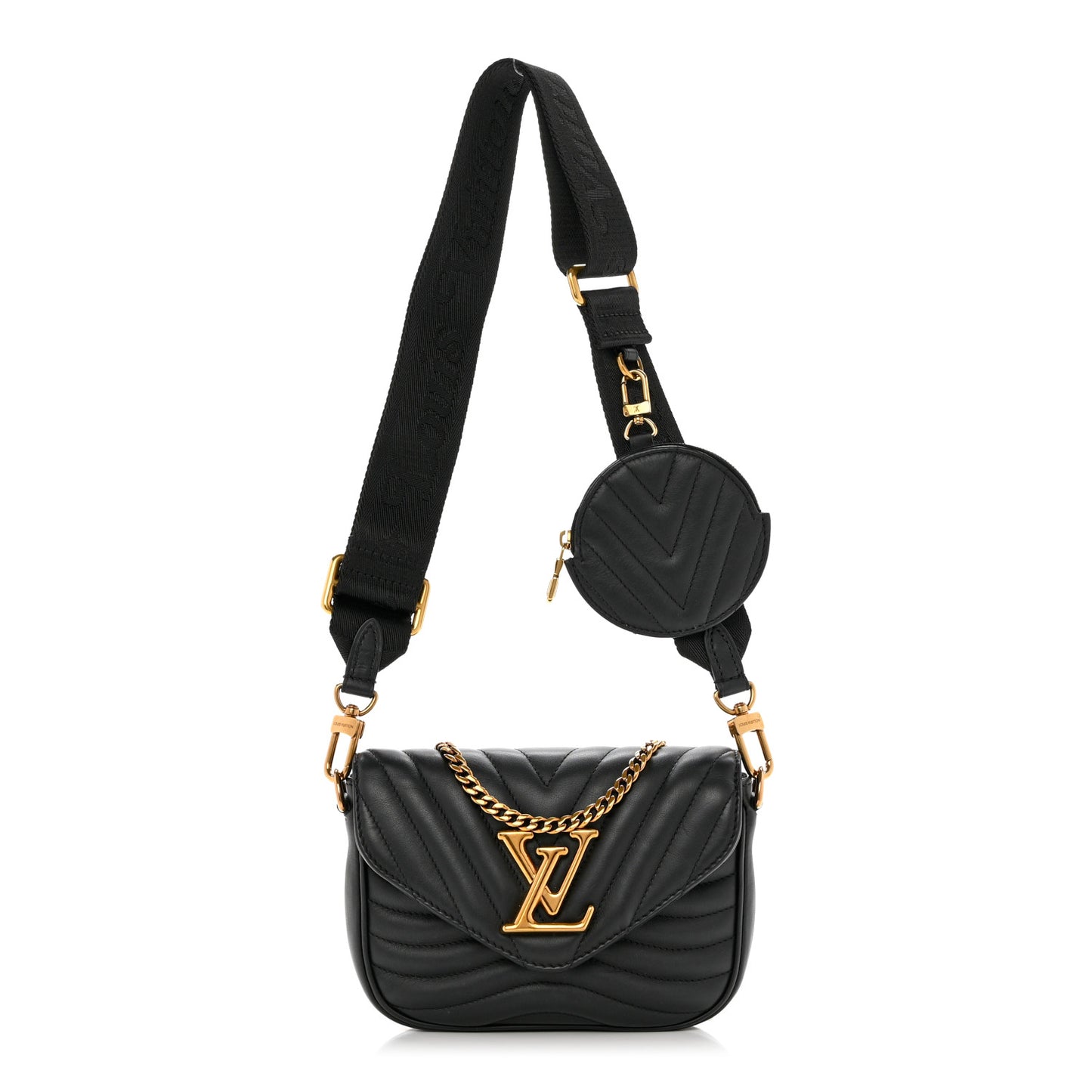 Calfskin New Wave Multi Pochette Black