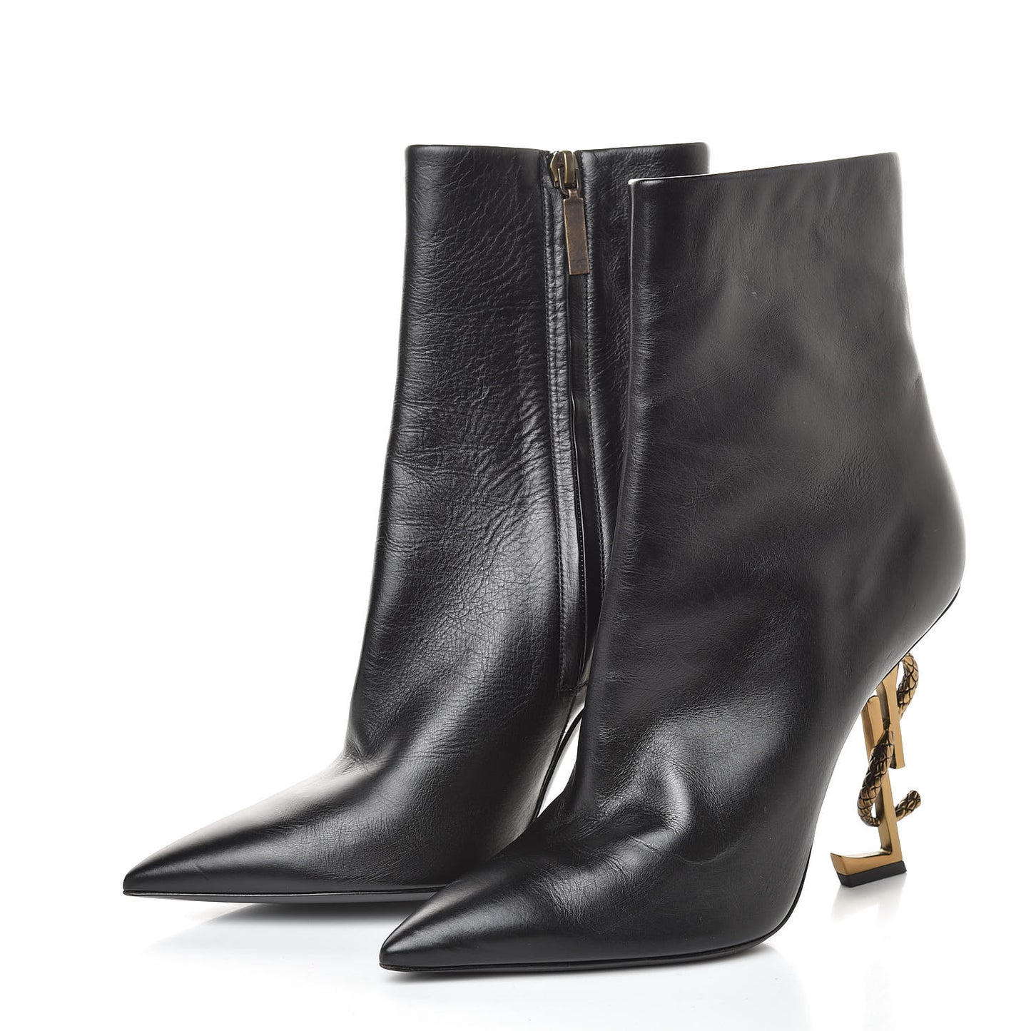 Calfskin Opyum Ankle Boot 40 Black