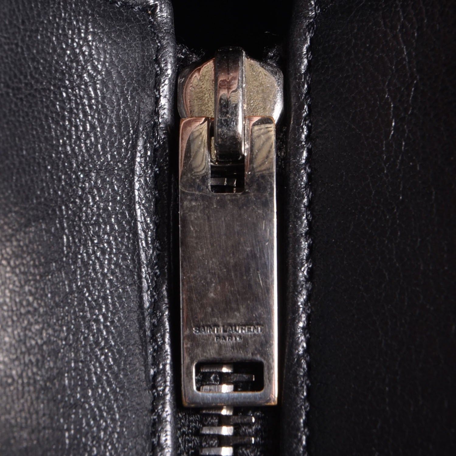 Saint Laurent Matelasse Chevron Large Monogram Shopper Black 9 of 9