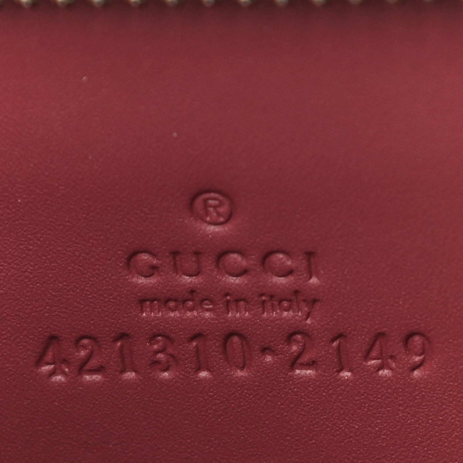 Gucci GG Supreme Monogram Blooms Zip Around Card Case Wallet Beige Multicolor Dry Rose 6 of 10
