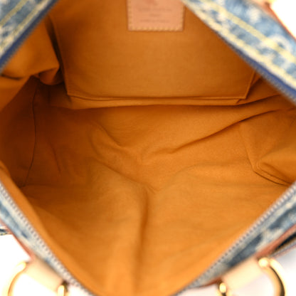 Louis Vuitton Monogram Denim Neo Speedy Blue 5 of 19